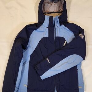 The North Face Blue and Light Blue Jacket